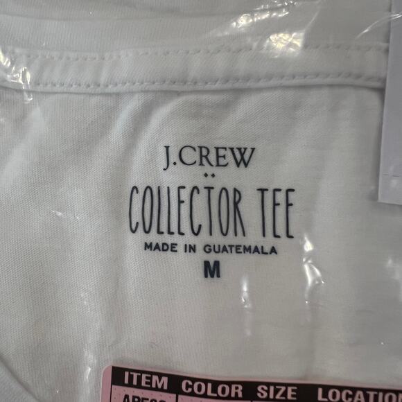 NWT J. Crew White "It's Fall Y'All" Everyday Crewneck Tee - Picture 11 of 12